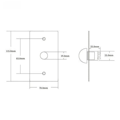 Self Resetting Exit Button for ACS Control Switch (12VDC)