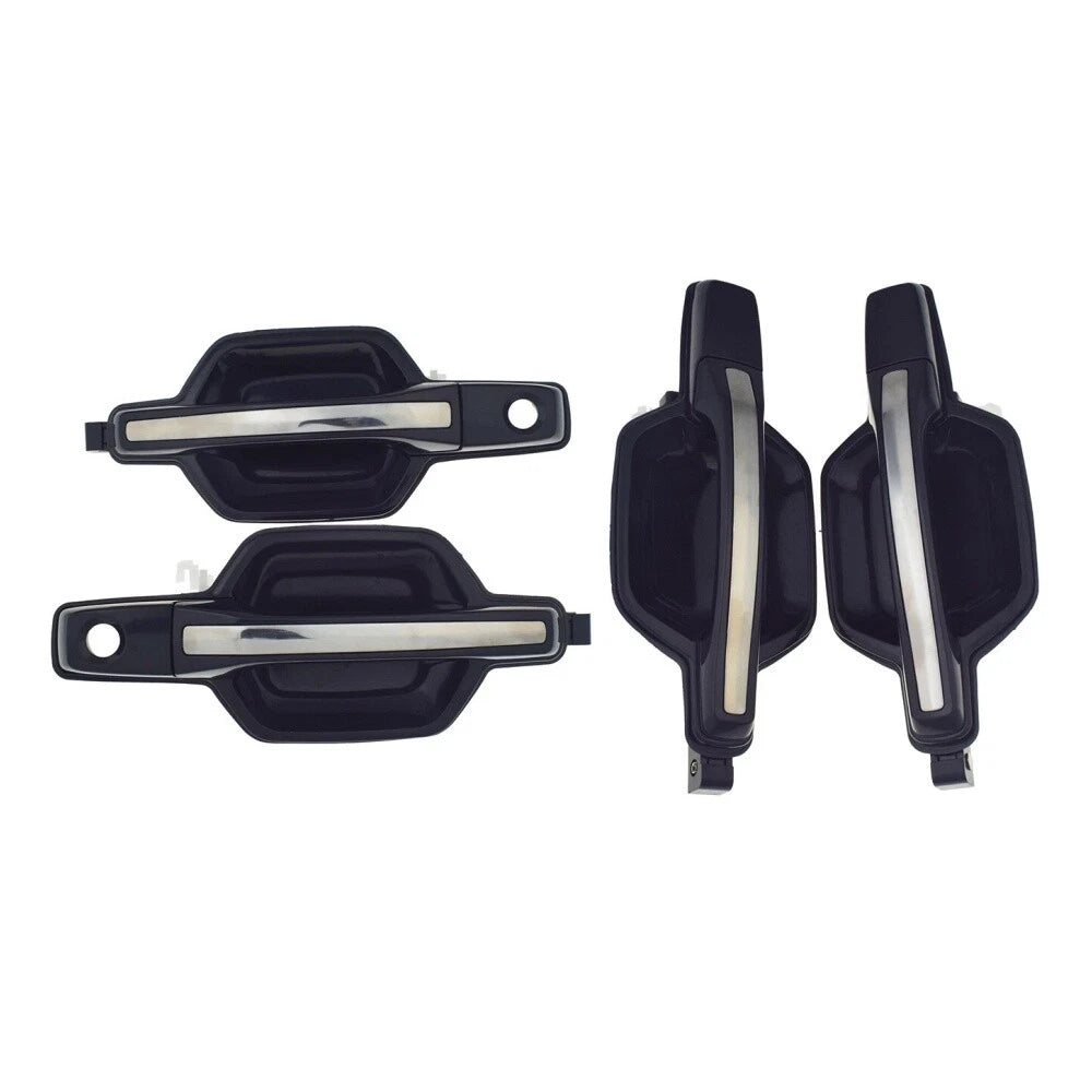 Front Rear Left Right Outside Door Handle Kit For Mitsubishi Montero 2001-2006