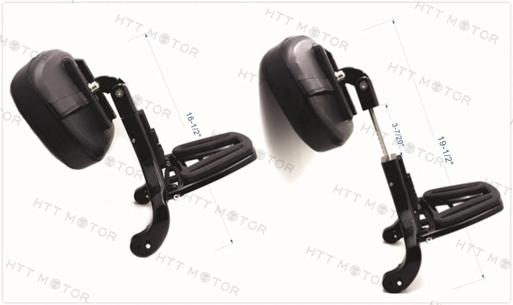 Adjustable Backrest Rack for Harley Touring Softail