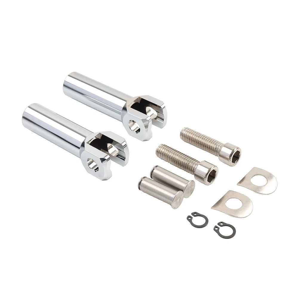 2.75" Passenger Foot Pegs Support Mount Clevis Kit for Harley Softail (1984–2023)