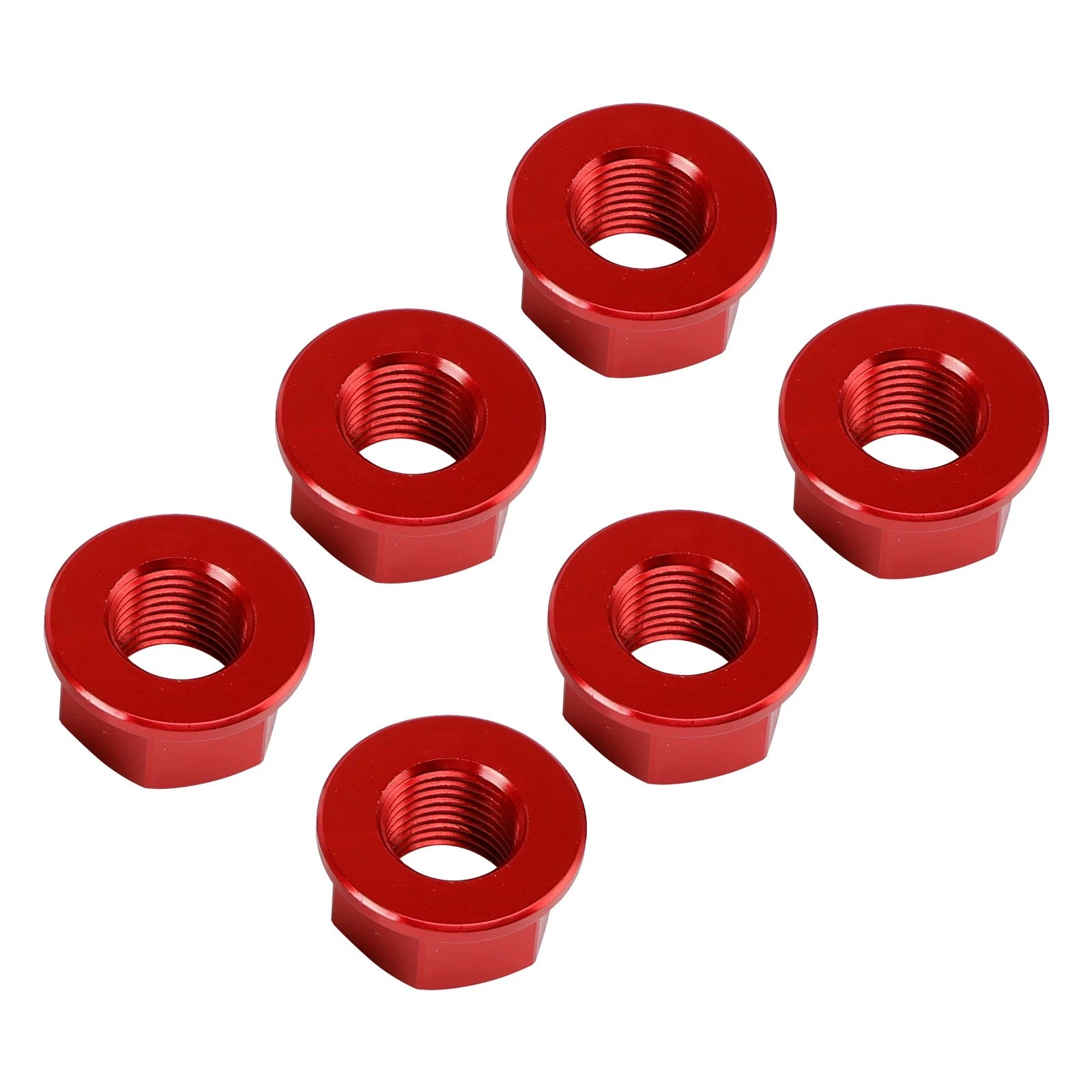 6x Rear Sprocket Nuts M10 x 1 Red for Ducati Panigale V2 V4 V4S 1199 1299 (2012–2024)