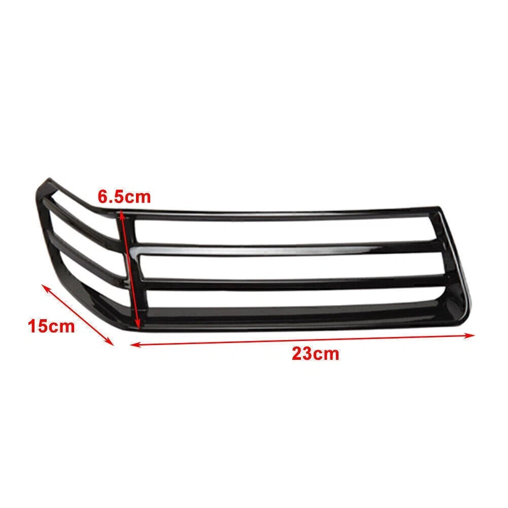 2X Front Wheel Eyebrow Light Decor Cover Trim for Jeep Wrangler JL (2018–2020)