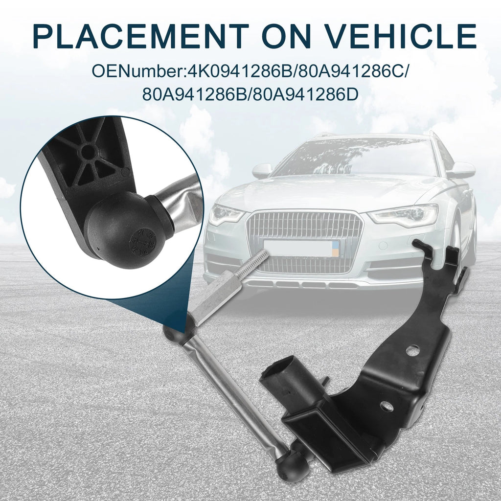 Air Suspension Ride Height Level Sensor for Audi A6 allroad (2012–2018)
