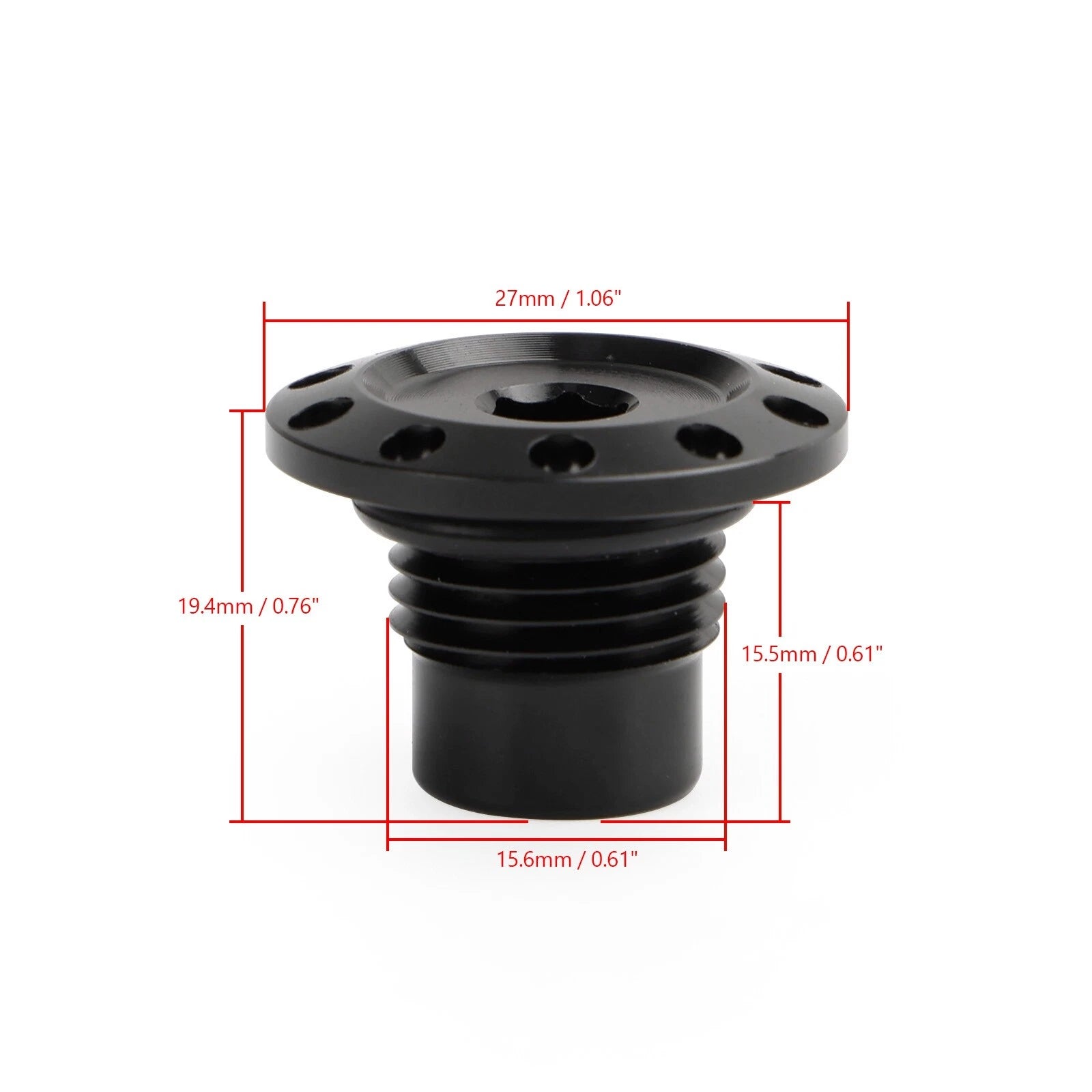 CNC Oil Filler Cap M16x1.5mm for Husqvarna Svartpilen Vitpilen 250 401 (2019–2023)