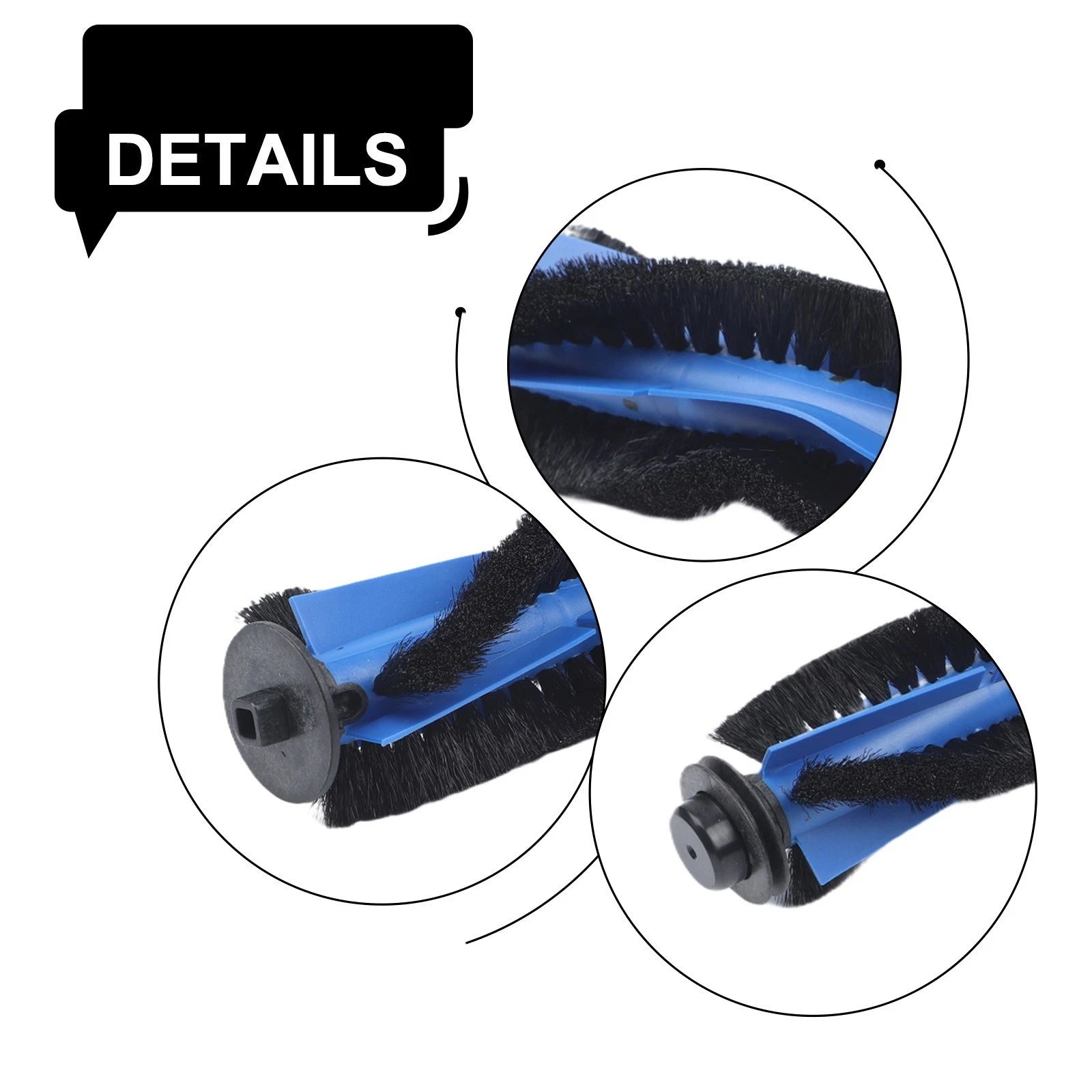 2X Cleaning Roller Brush for 850T Robot Vacuum Cleaner