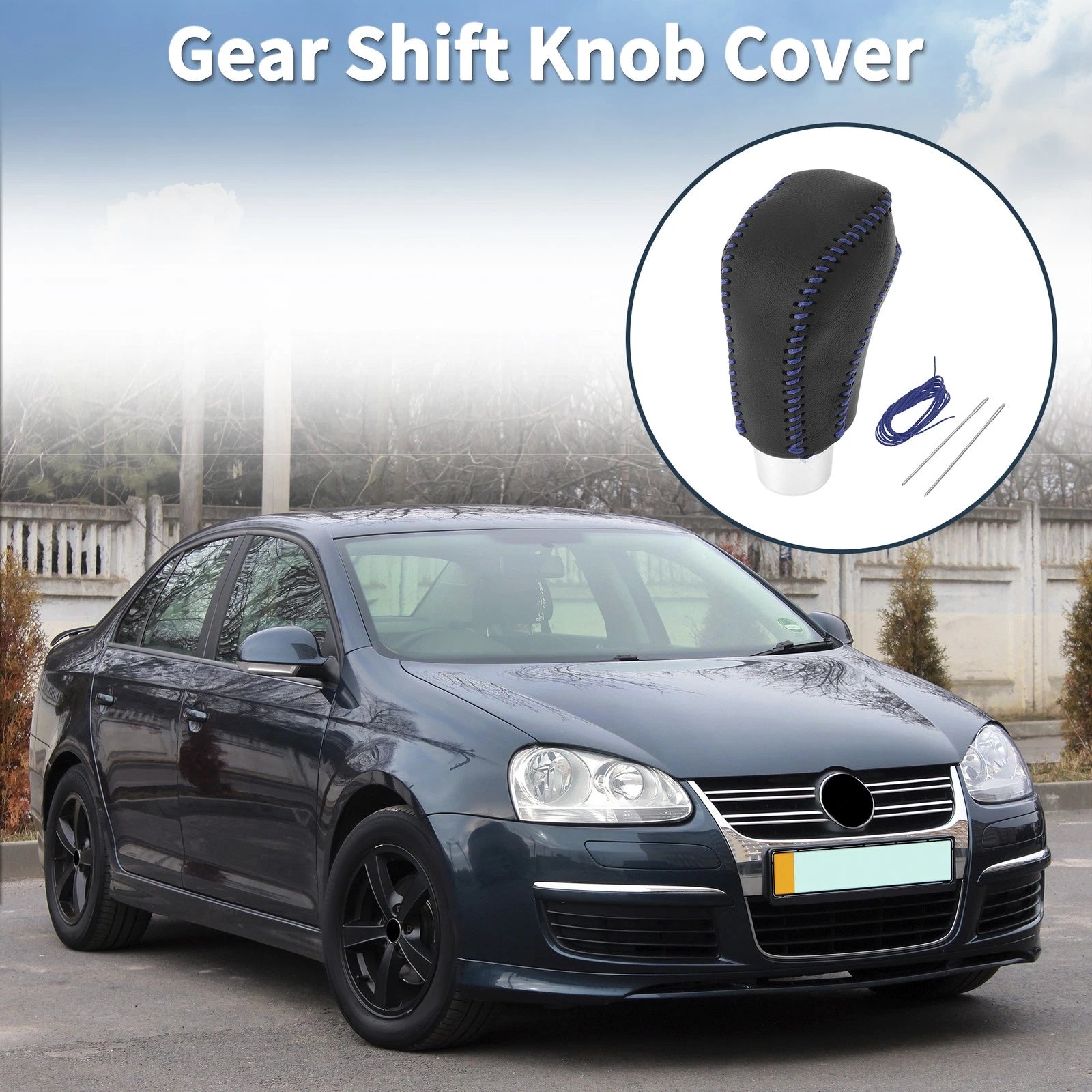 Gear Shift Knob Cover Replacement for Volkswagen Jetta (2012–2019)