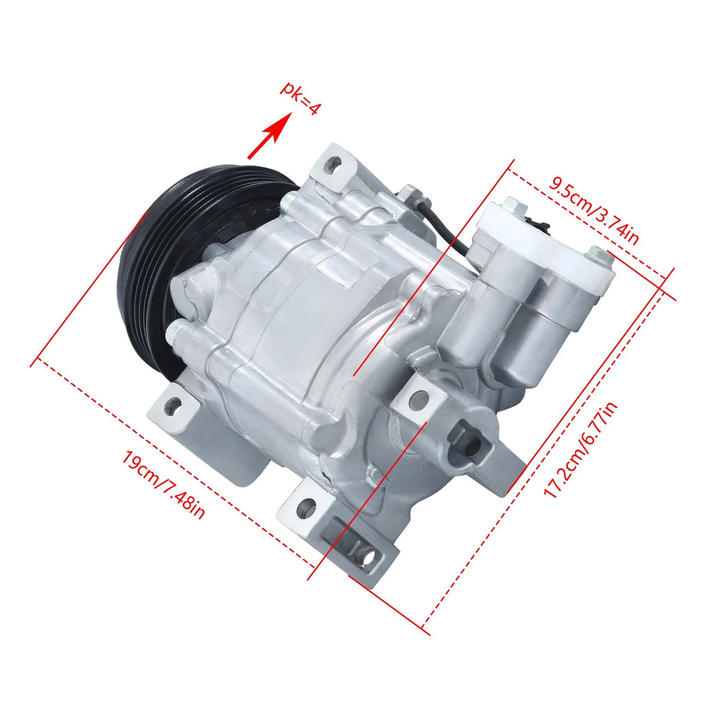 A/C Compressor & Clutch for Subaru Impreza (2007–2014) CO 11227C
