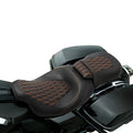 Pillion Seat for Harley Road Glide (2009–2023) - Orange Stitching