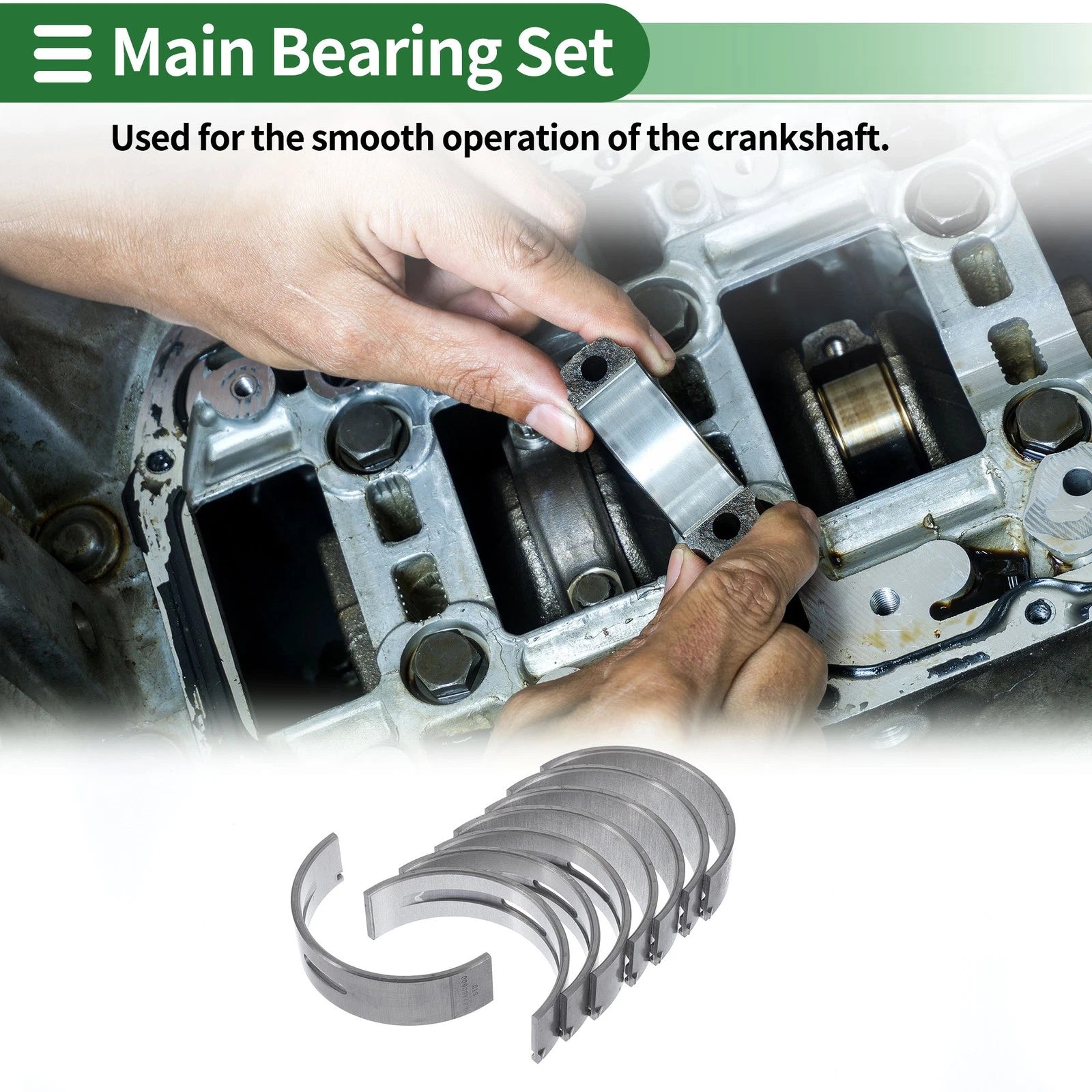 Main Bearing Set Replacement for Audi A6 (2009–2011)