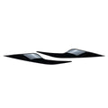 1 Pair Headlight Eyelids Trim for Ford Focus MK2 C307 (2008–2010)