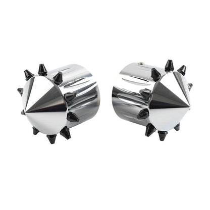 CNC Cut Front Axle Cap Nut Covers for Harley Touring Road King Street Glide