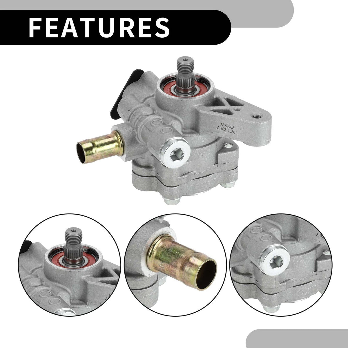 1 Pc Power Steering Pump No. 56110-PAA-A for Honda Accord (1998–2002)