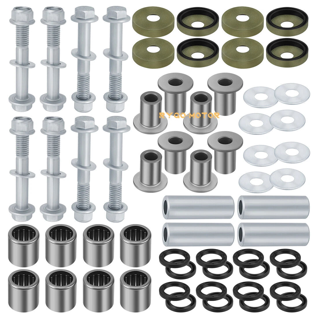 Set of 4 A Arm Bushings Seals Kit for Suzuki Z400 LTZ400 Arctic Cat 400