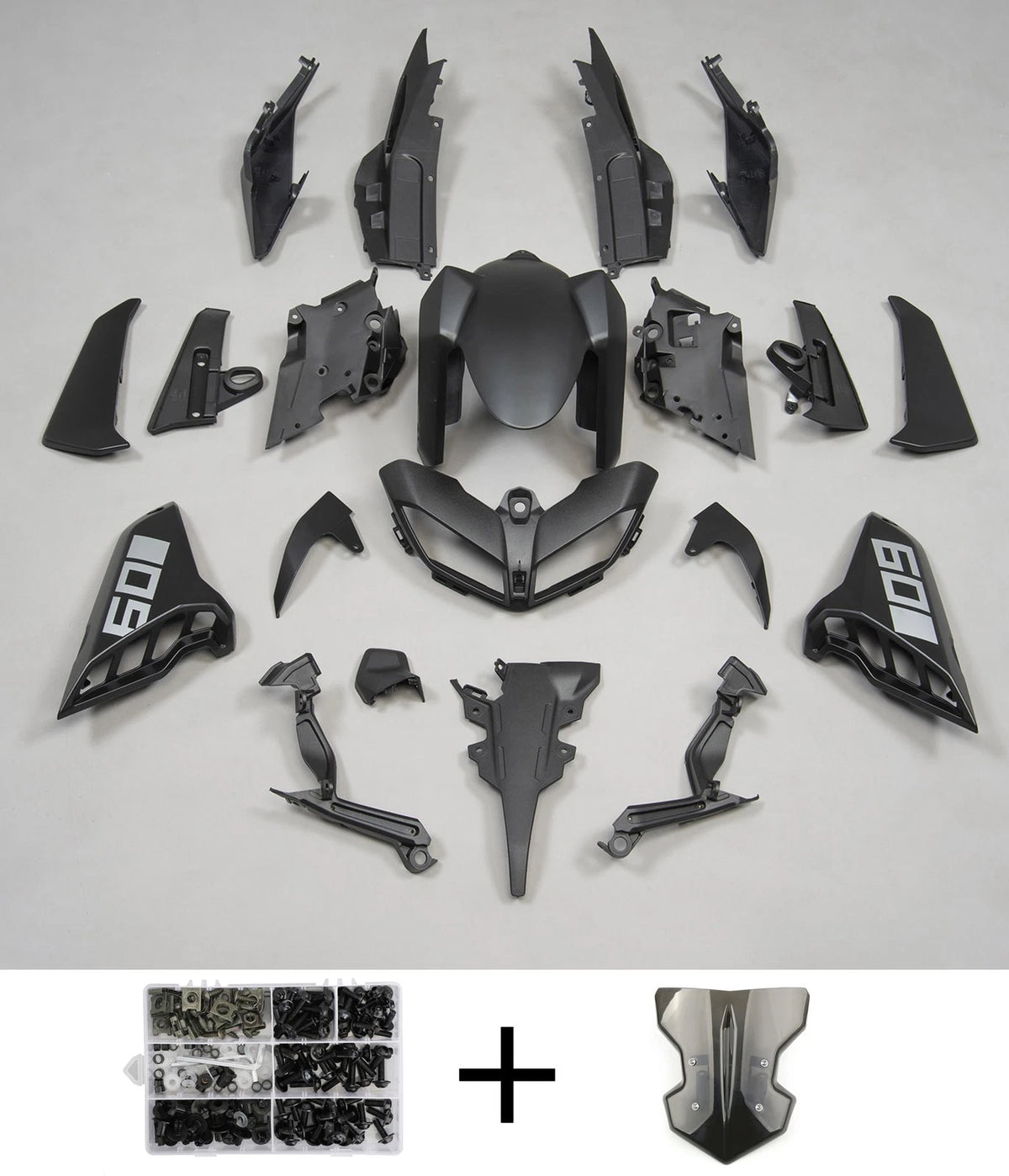 Injection ABS Plastic Bodywork Fairing for Yamaha MT-09 (2017–2020) #3