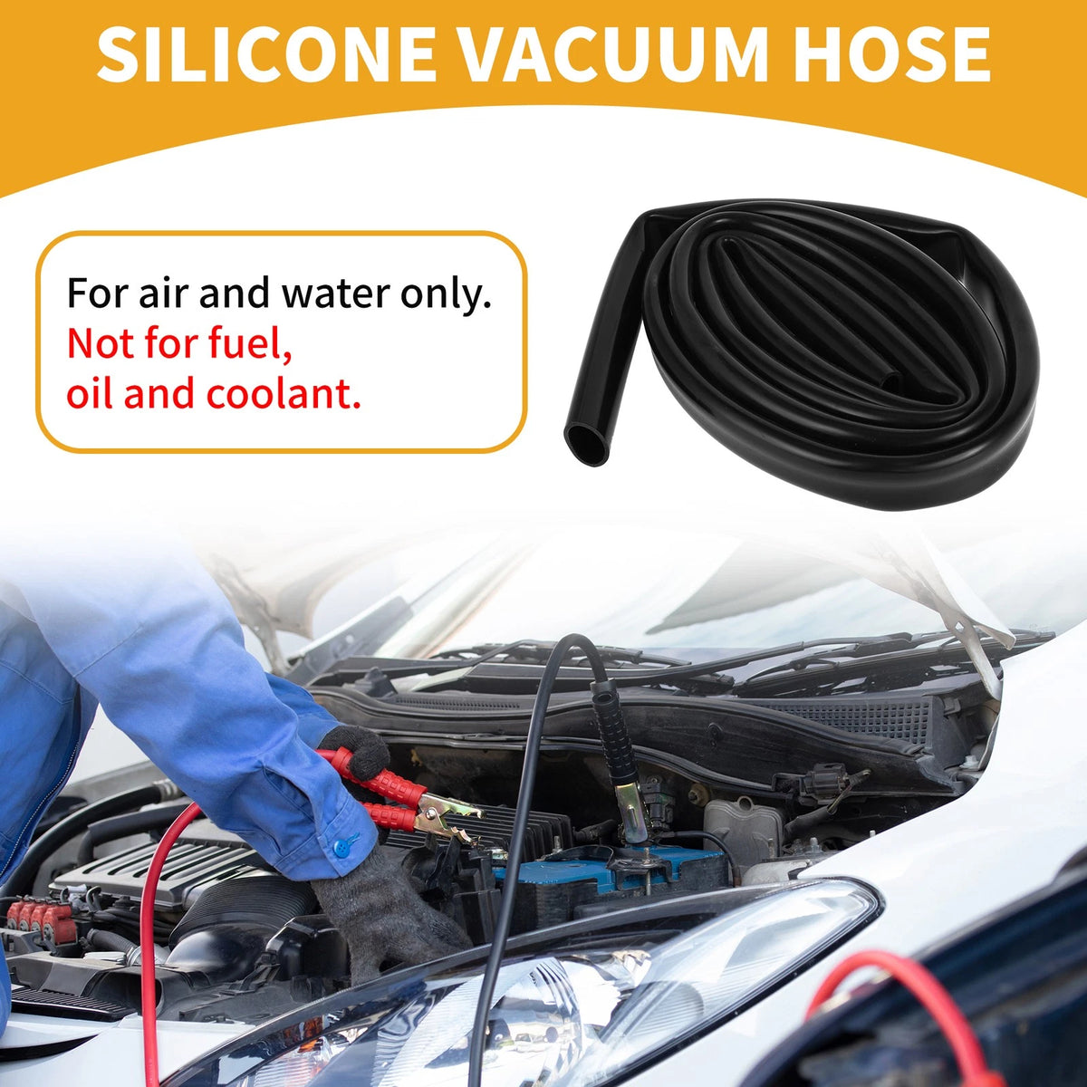 Silicone Vacuum Tubing Hose 13/16" ID 20mm (6.6FT, 2mm Thickness)