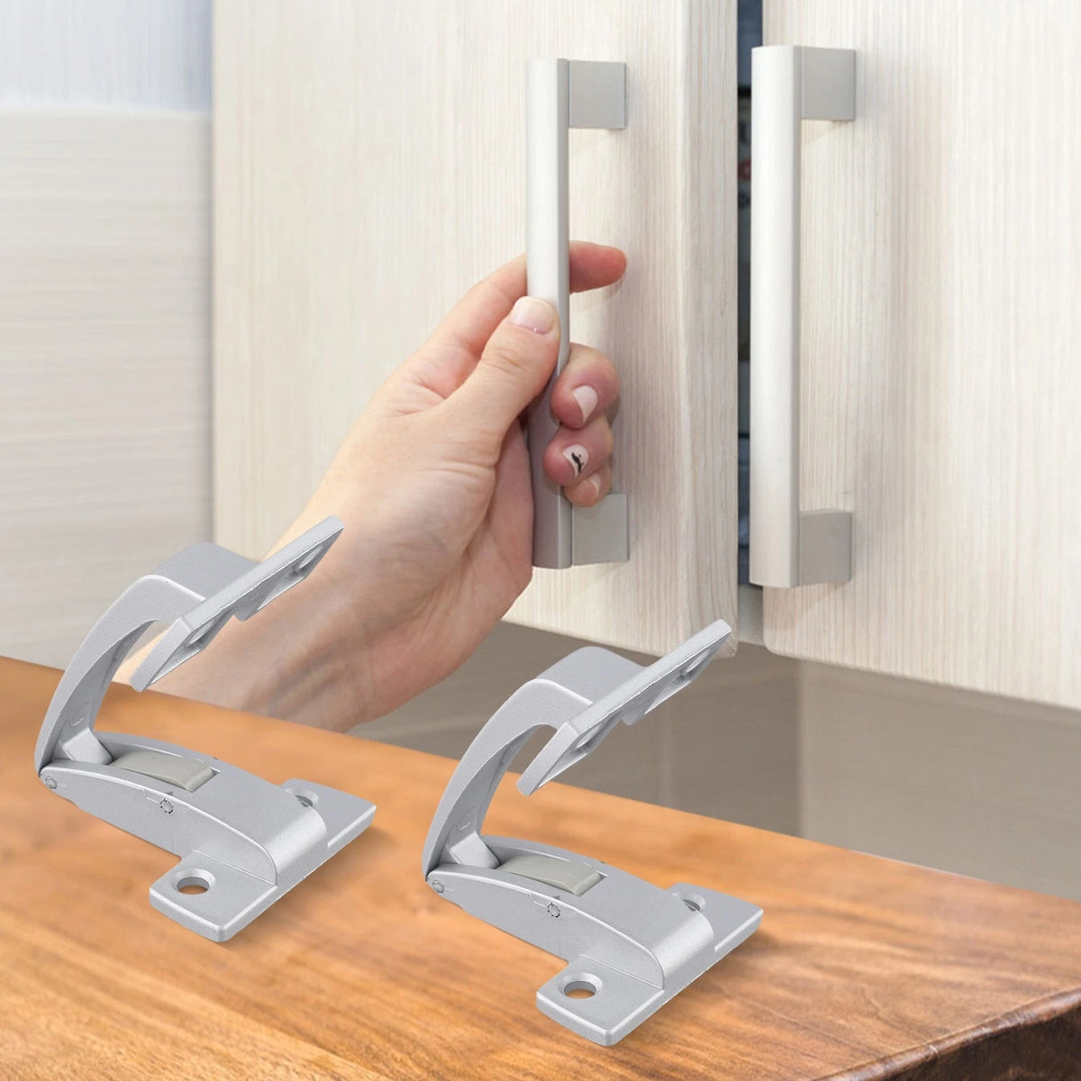 Space Saving Folding Hinges for Cabinet Doors and Closets