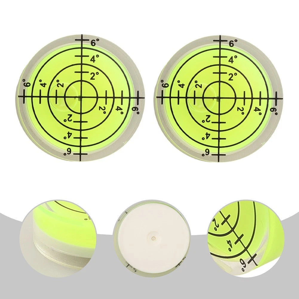 2 Pack 32mm Bubble Levels for Precise Measurements