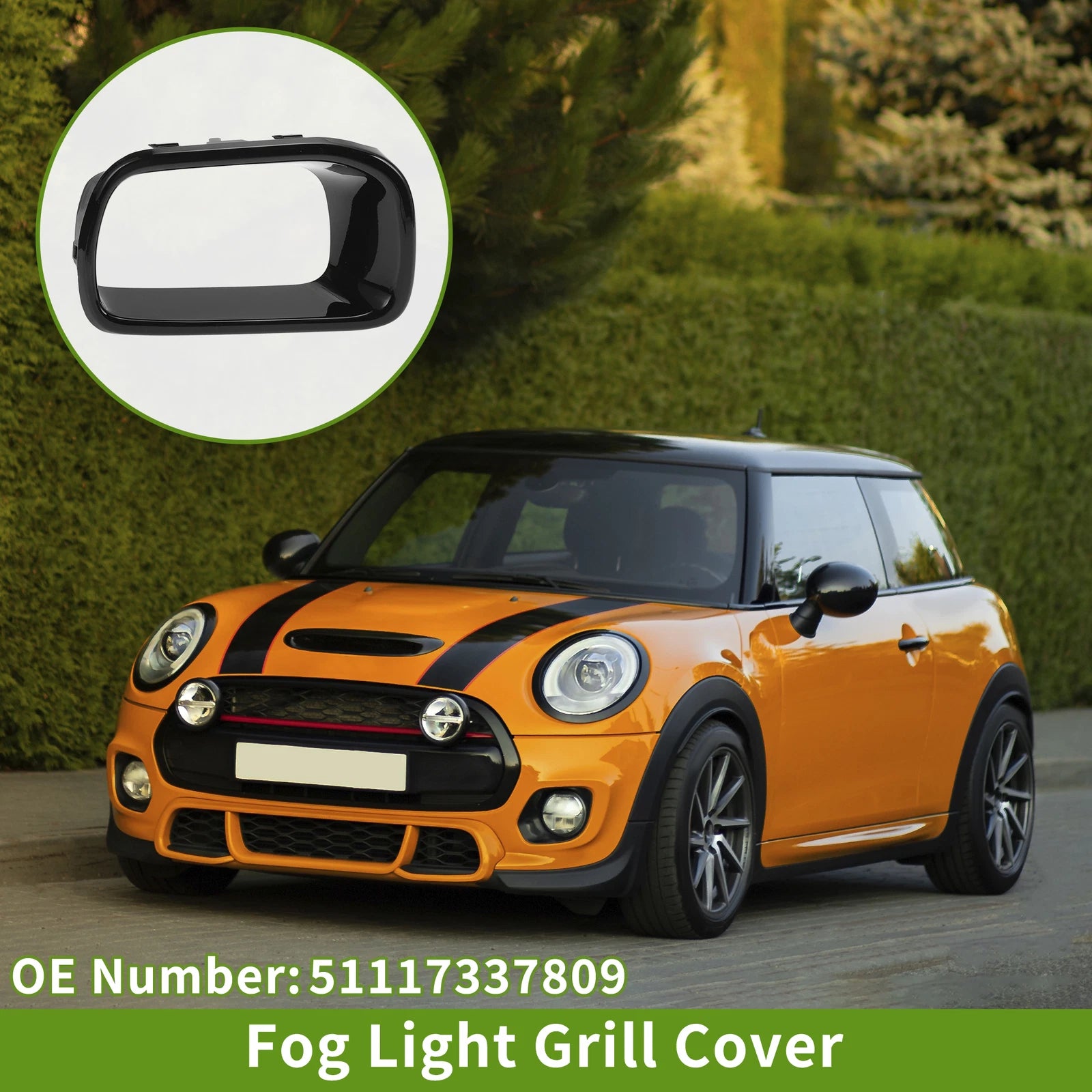 Fog Light Grill for Mini Cooper (2014–2021) No. 51117337809