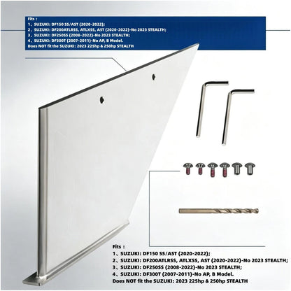 Skeg Protector for Suzuki Outboard DF200ATLRSS ATLXSS AST (Marine)