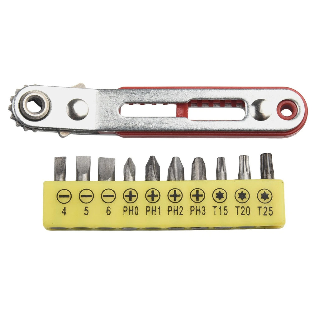 Dual Function Ratchet Wrench Set for Easy Maintenance (No Part Numbers)