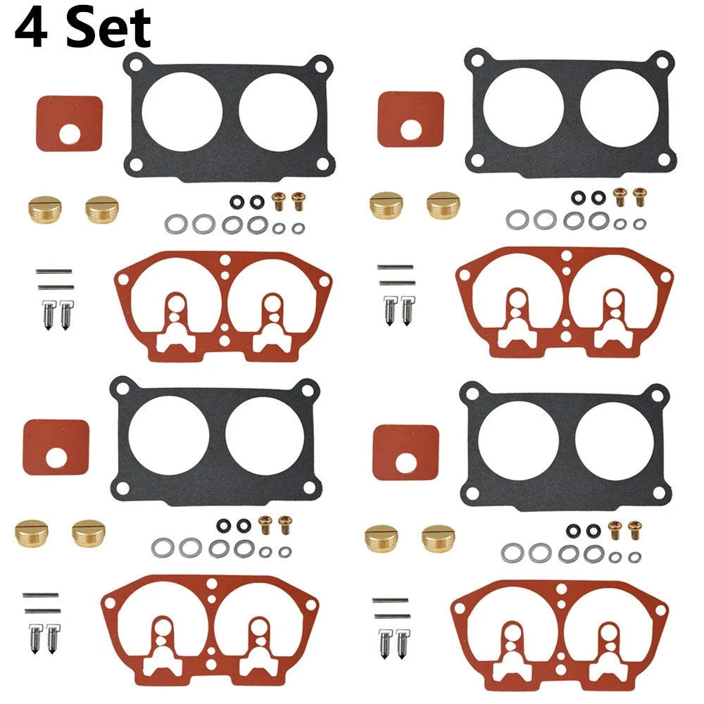 Set of 4 Carburetors for Yamaha Outboard V-4 (6E5-W0093-06-00)