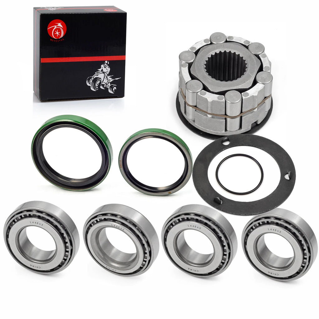 Front Wheel Hub Clutch & Bearings Seals for Polaris Sportsman 400 335 500 (1996–2014)
