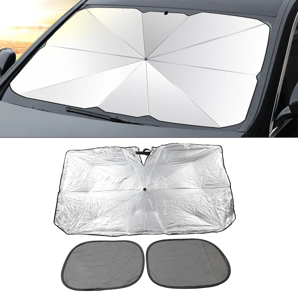 1X Foldable Windshield Sun Shade for Car Front Window Cover