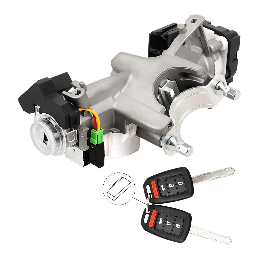 Ignition Lock Cylinder Switch Assembly with 2 Key Shells for Honda Civic (2014–2015)