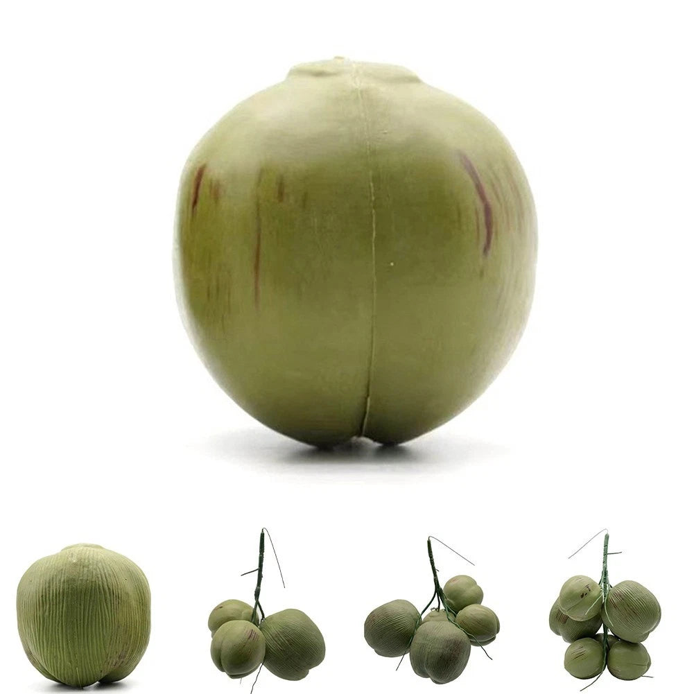 Set of 4 Artificial Fruit Ornaments for Farmhouse Decor