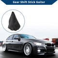 1 Pc Gear Shift Gaiter for BMW E30 (1982–1994) - Black Leather, 3 Color Lines