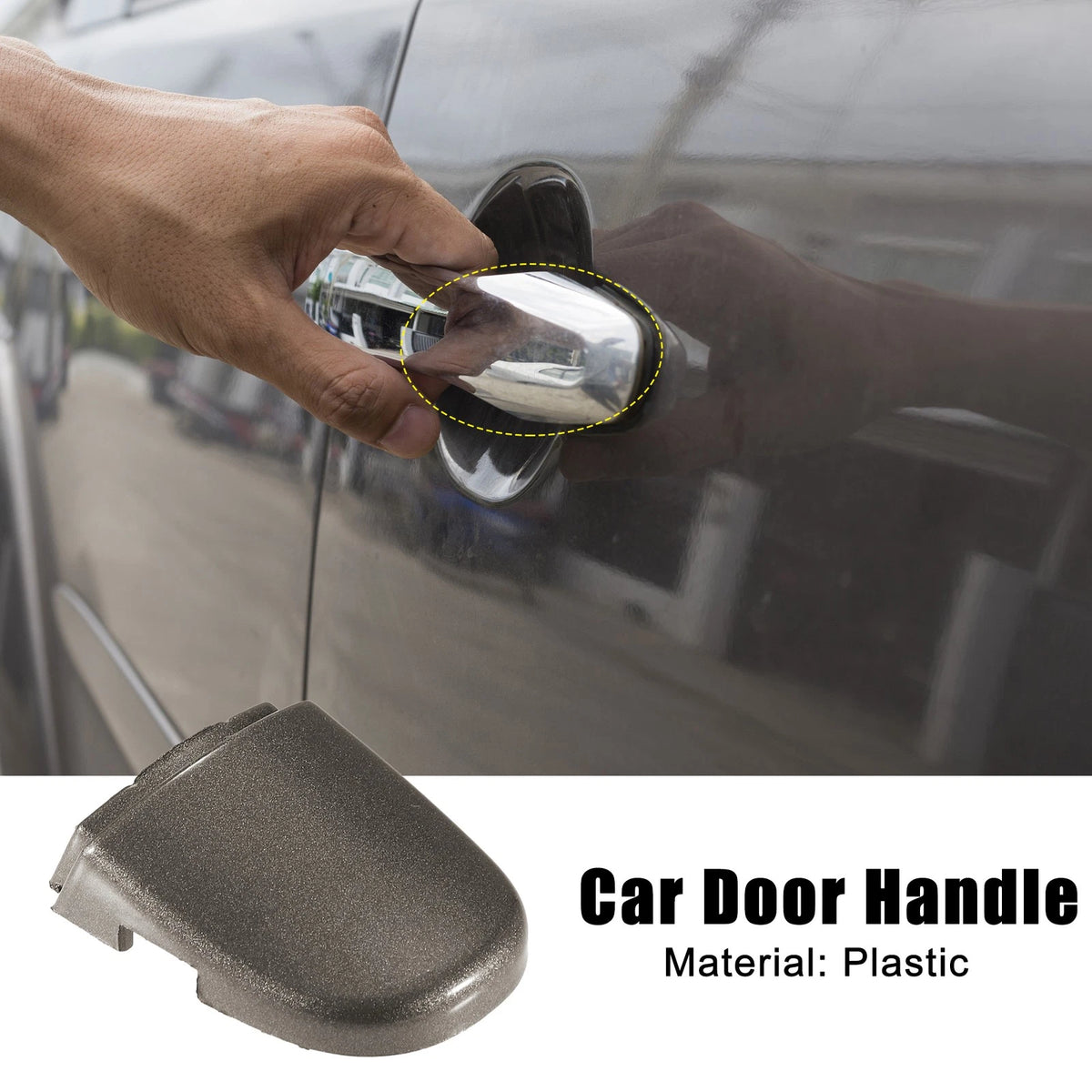 Front Left Exterior Door Handle Lock Cover Cap for Volkswagen Beetle (2003–2010)
