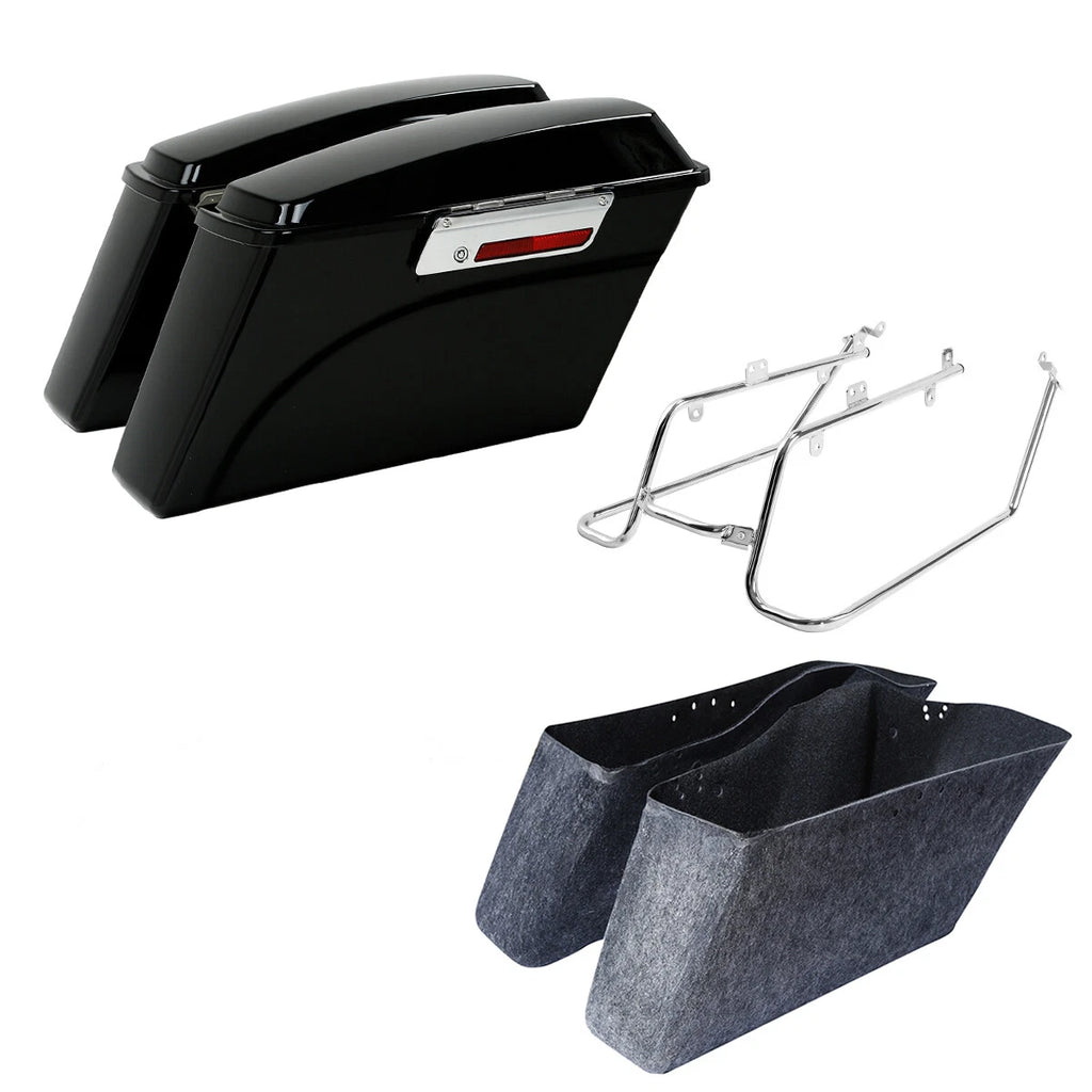 Hard Saddlebags Conversion Bracket Kit for Harley Dyna Street Bob (2008–2017)