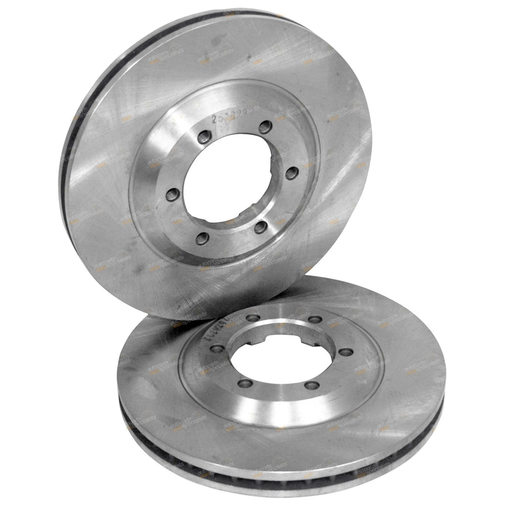 Front Disc Rotors + Bendix Brake Pads for Holden RC Colorado DMax (2008–2012)