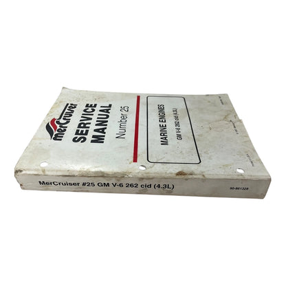 Service Manual #25 for MerCruiser GM V-6 262 cid 4.3 (1990–1995)