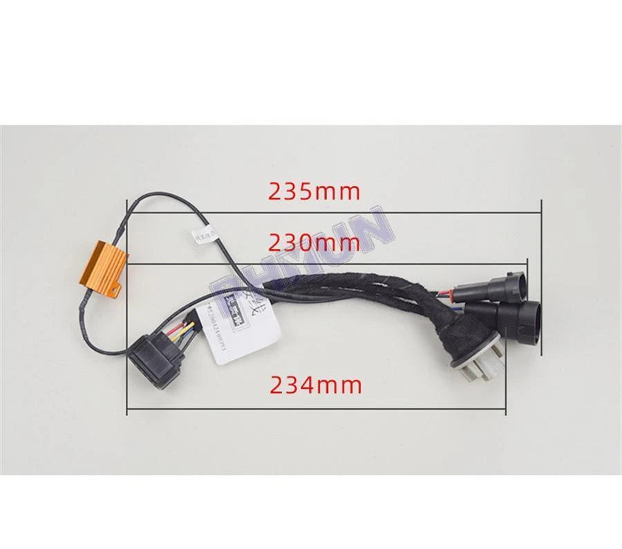 For 2016-20 Honda Civic Halogen to LED Headlight Conversion Wire Harness Adapter