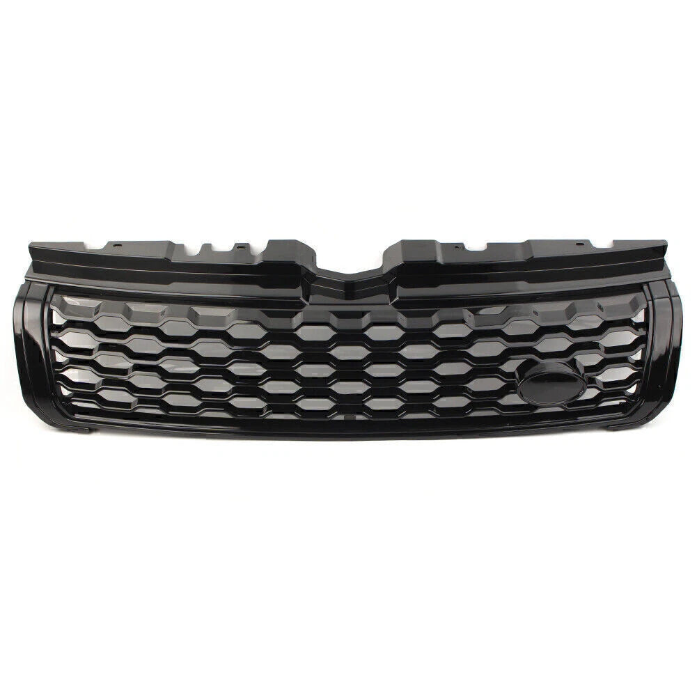 ABS Plastic Upper Front Grille for Range Rover Evoque (2010–2018) Black