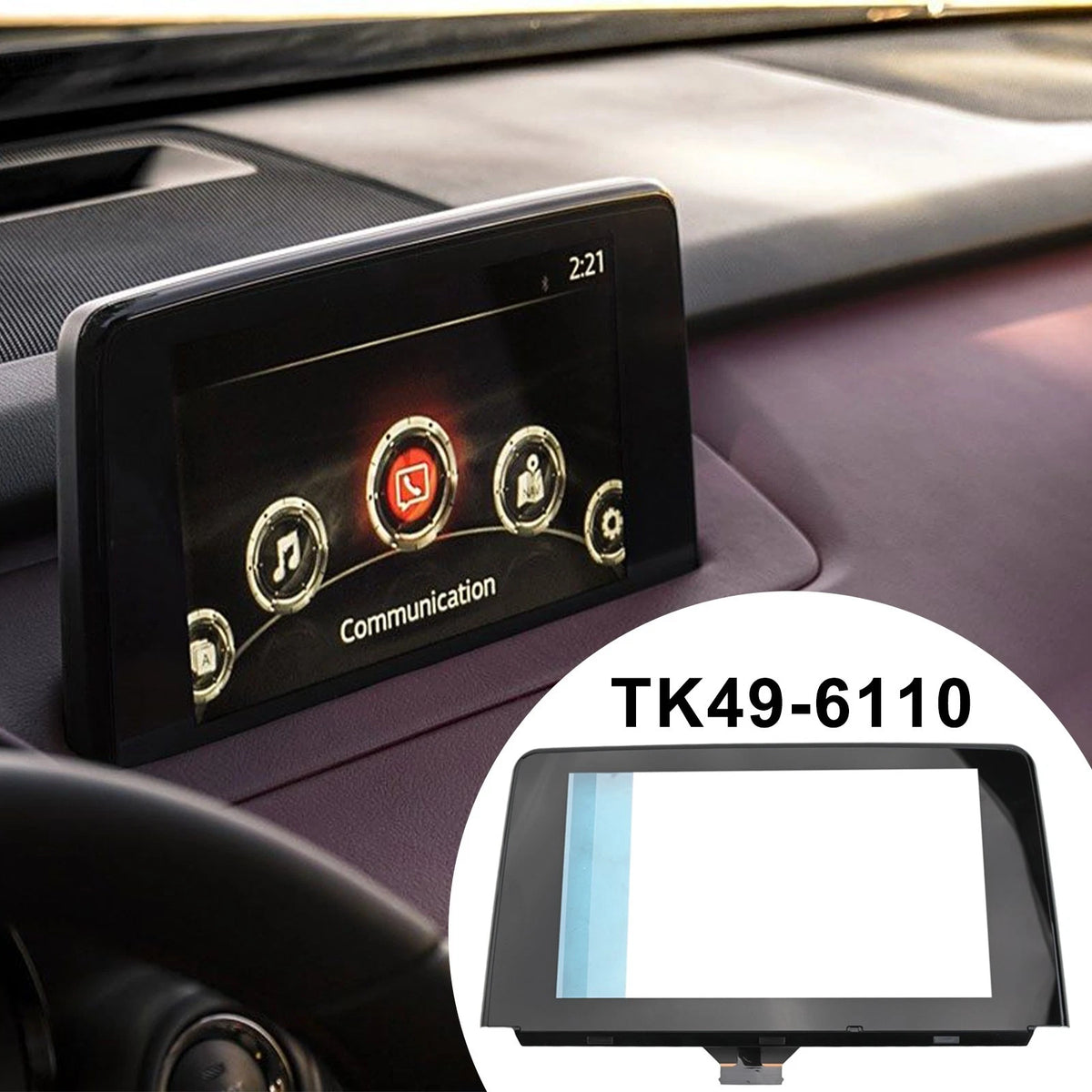 Touch Screen Glass for Mazda CX-9 (2016–2019)