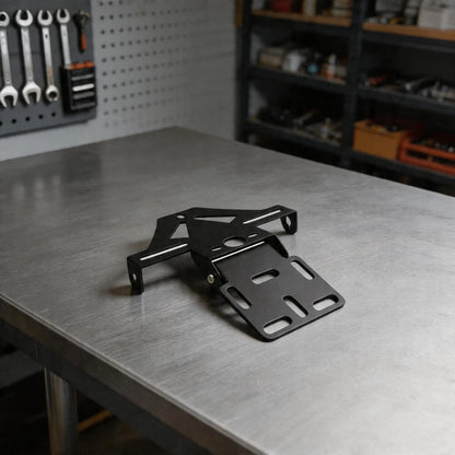 Folding Tail Tidy License Plate Holder for Most Motorcycles (Adjustable)