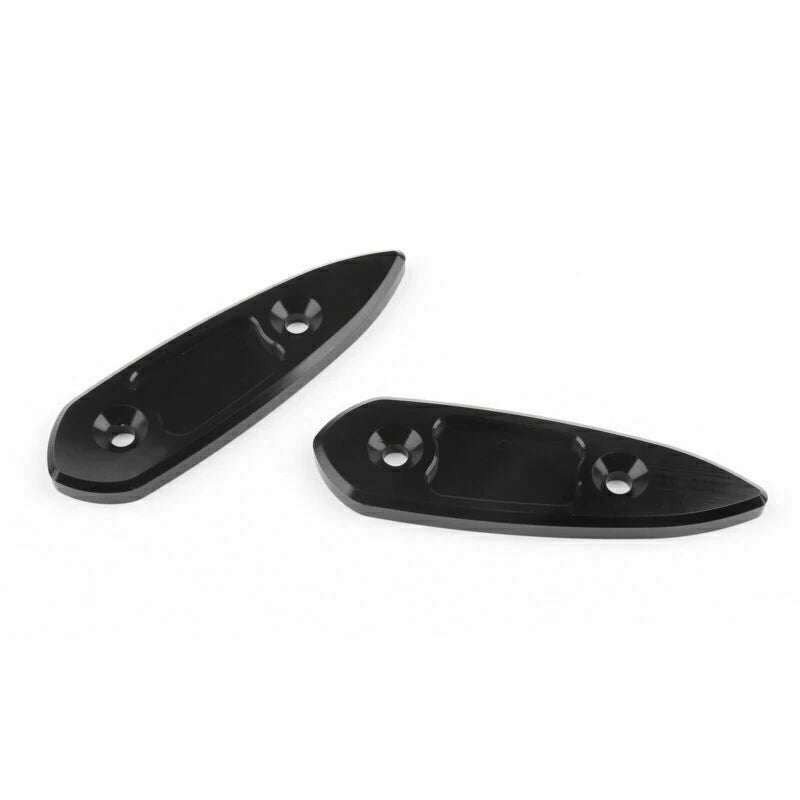 CNC Mirror Hole Cap Covers for Yamaha YZF R3 R25 (2013–2016) Black T9