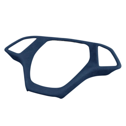 Suede Steering Wheel Cover for Chevrolet Corvette C7 (2014–2019) Blue