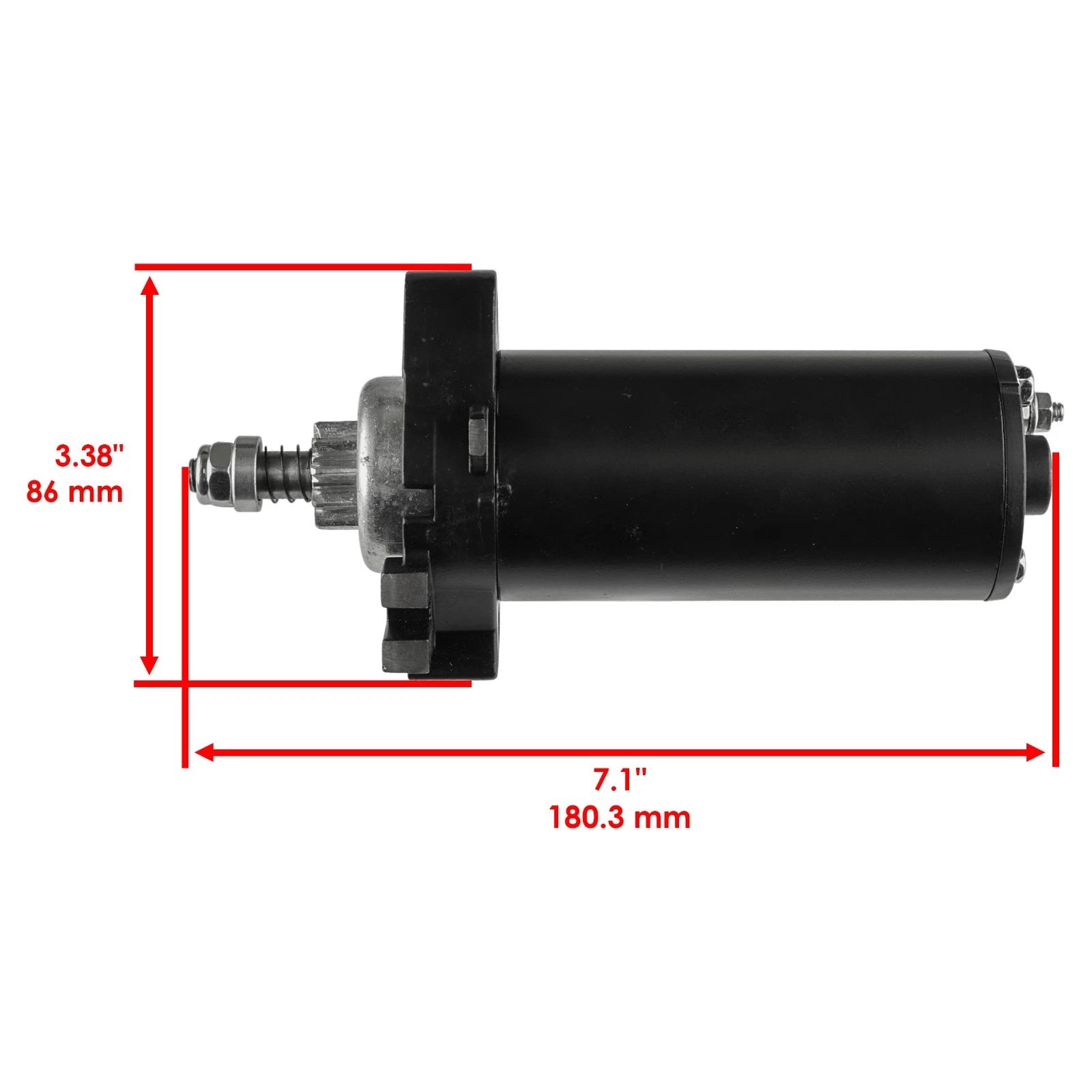Starter for Evinrude Johnson Outboard E10R 9.9HP (1990–1993)