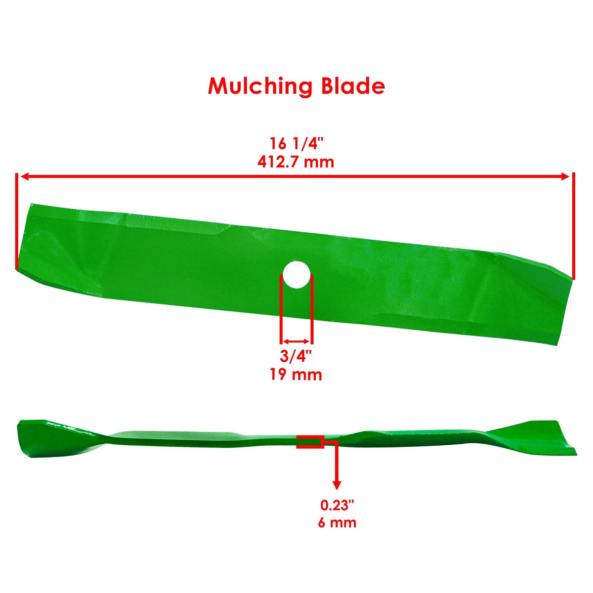 46 Inch Mulching Deck Blades Replacement for Cub Cadet LT1045 (2010–2017)