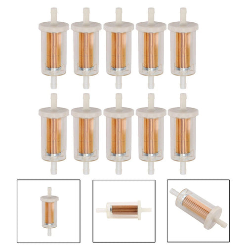 10pcs Fuel Filter for B & Stratton (695666, 5065, 5065D, 14469B)