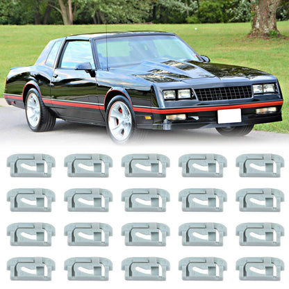 20 Green Nylon Clips for G Body Windshield & Rear Window (1982–1988)