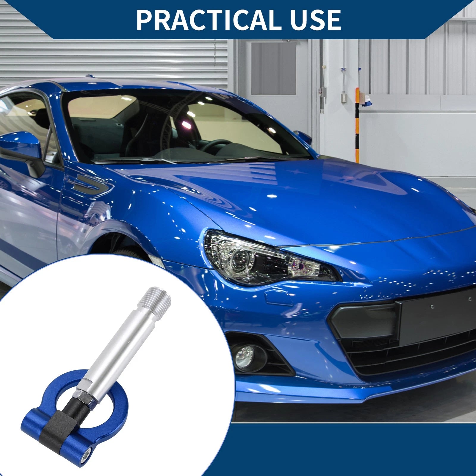 Metal Tow Hook Ring Replacement for Toyota Yaris (2012–2020)