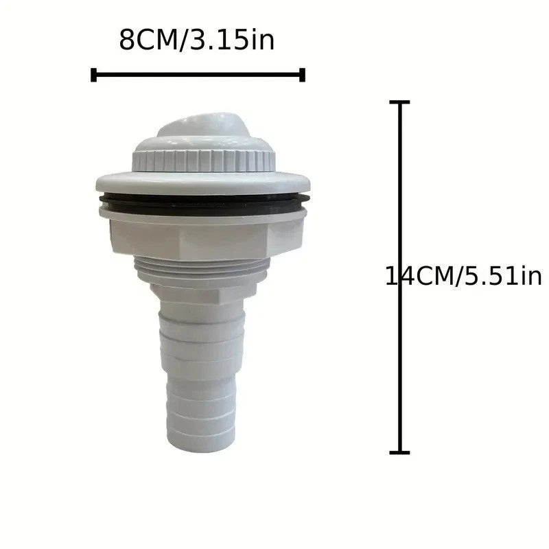 Pool Filter Backflow Nozzle Connector for Film Tank Compatibility