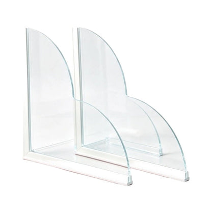 Set of 2 Easy Install Shower Splash Guards 23.5x23.5cm Clear