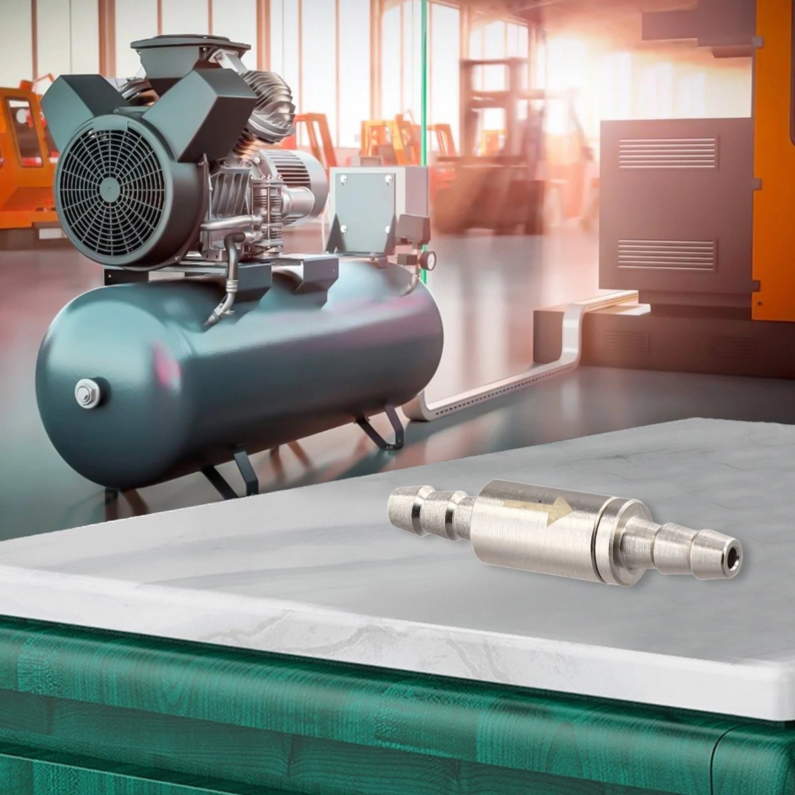 Check Valve for Carbon Dioxide Systems 4mm Pipe Stainless Steel