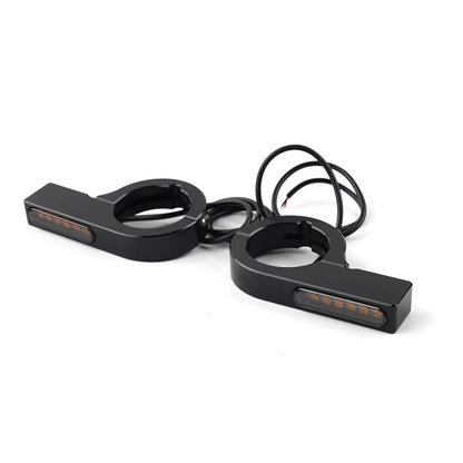 LED Fork Turn Signal Indicator for Harley Touring Dyna - Amber