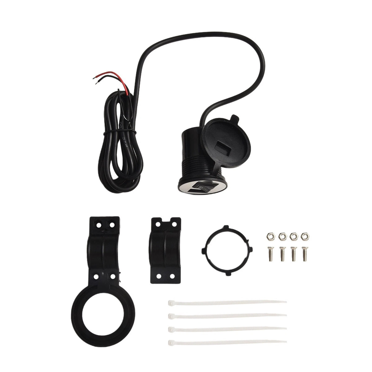 USB Waterproof Mobile Phone Charger for Motorcycle Electric Vehicle (12V)